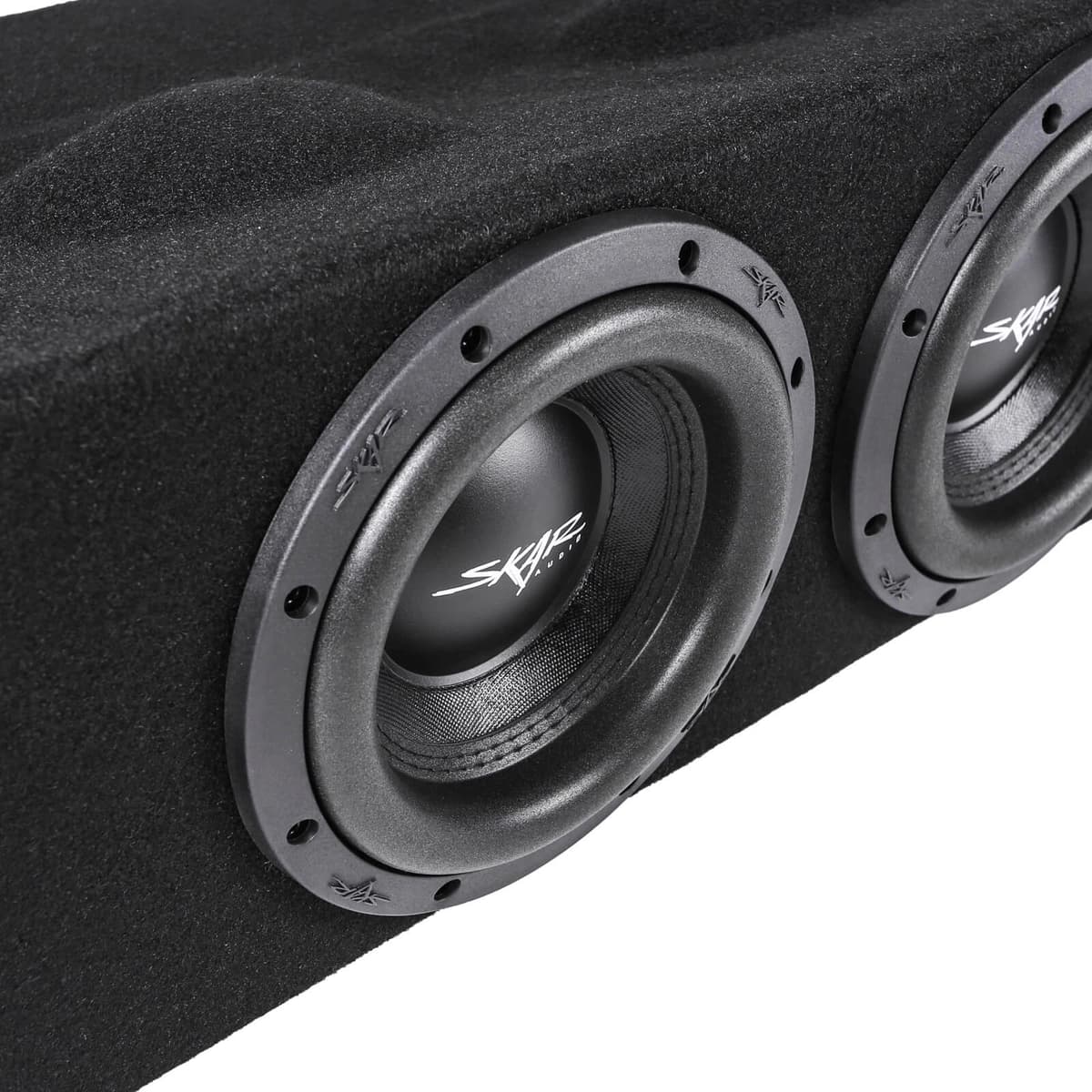 Quad 8" 3,200W Max Power Loaded Subwoofer Enclosure Compatible with 2017-2025 Ford Super Duty (F-250/350/450) SuperCrew Cab Trucks - Image 7