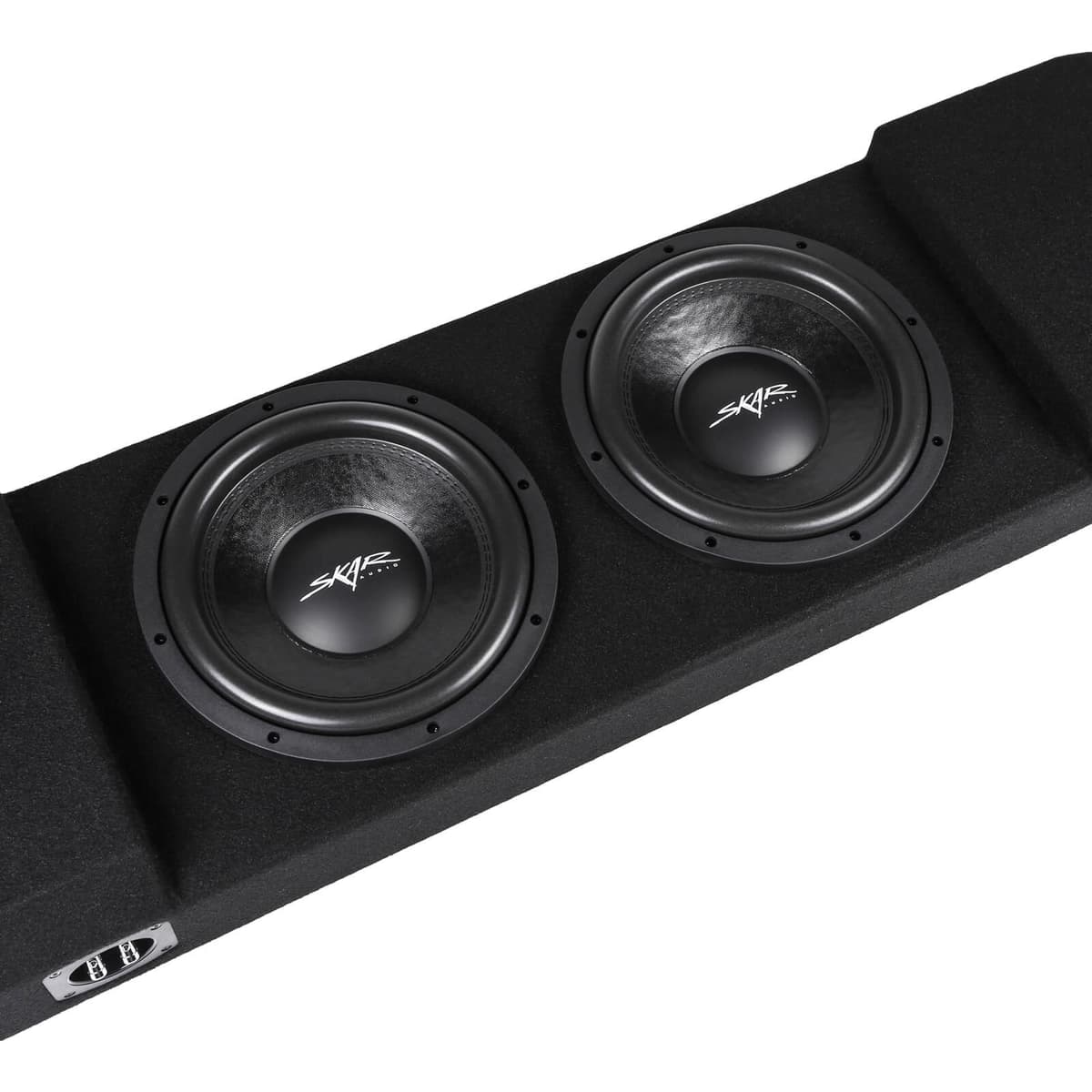 Dual 12" 1,600W Max Power Loaded Subwoofer Enclosure Compatible with 2017-2025 Ford Super Duty (F-250/350/450) SuperCrew Cab Trucks - Image 7