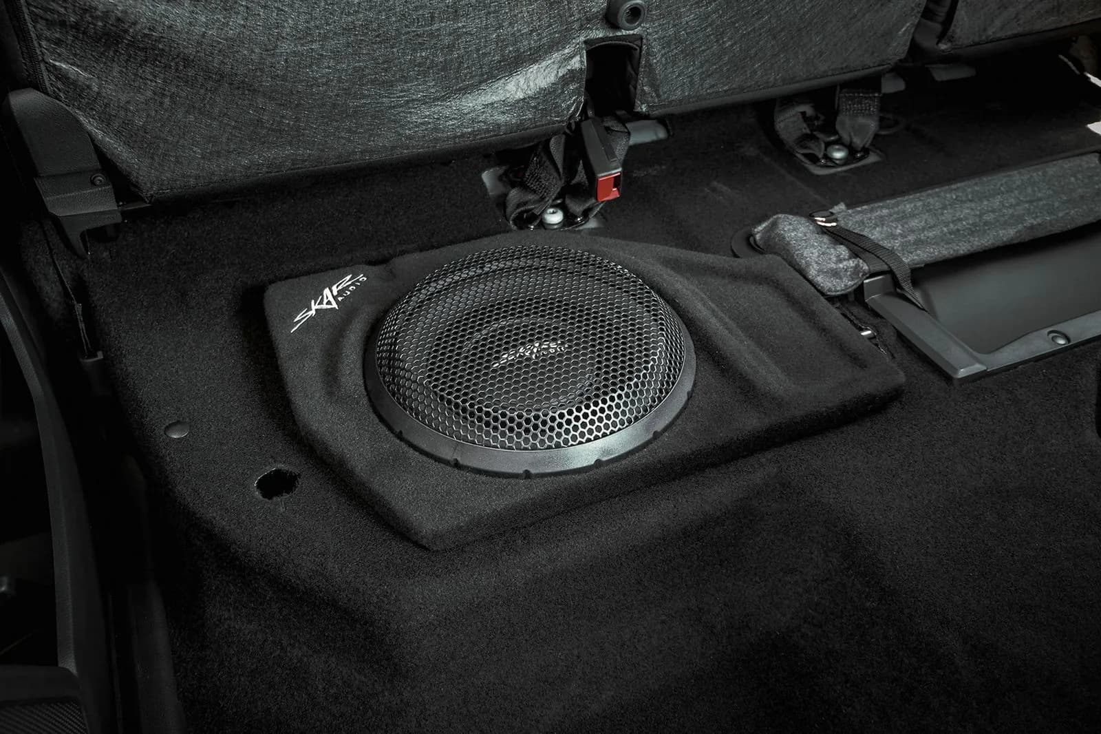 Single 10" 1,000W Max Power Loaded Subwoofer Enclosure Compatible with 2019-2025 Ford Ranger Super Crew Cab Trucks - Image 10