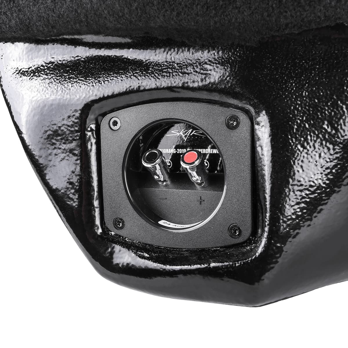 Single 10" 1,000W Max Power Loaded Subwoofer Enclosure Compatible with 2019-2025 Ford Ranger Super Crew Cab Trucks - Image 5