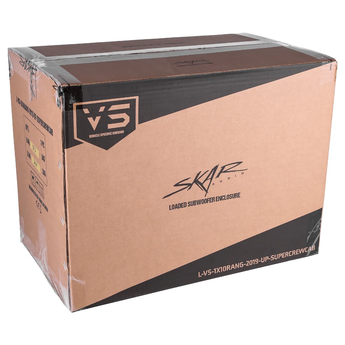 Single 10" 1,000W Max Power Loaded Subwoofer Enclosure Compatible with 2019-2025 Ford Ranger Super Crew Cab Trucks - Image 7