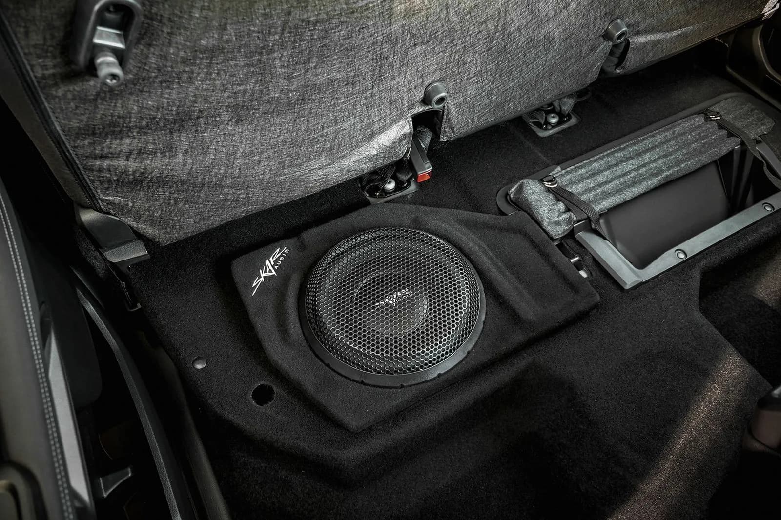 Single 10" 1,000W Max Power Loaded Subwoofer Enclosure Compatible with 2019-2025 Ford Ranger Super Crew Cab Trucks - Image 8