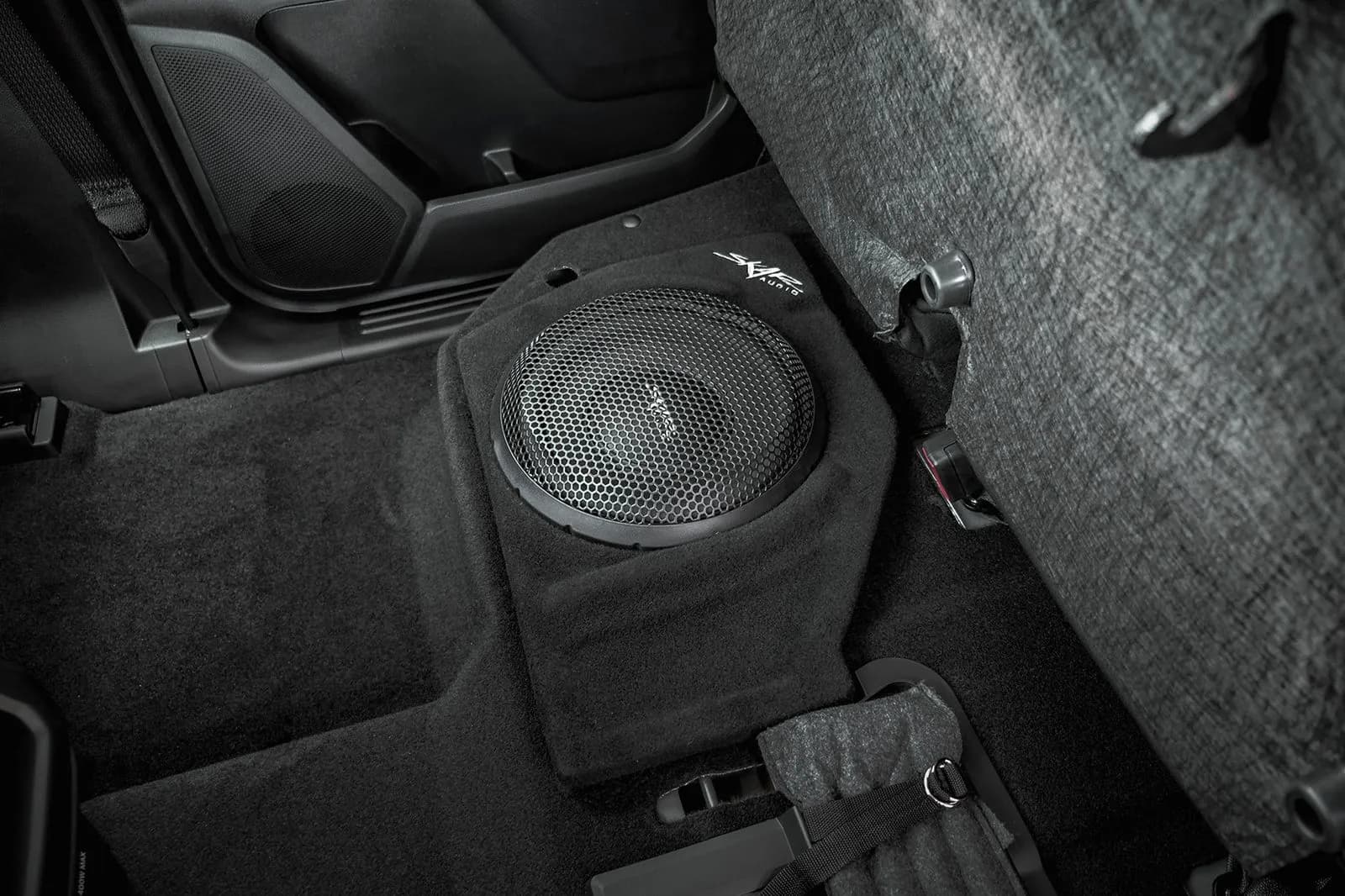 Single 10" 1,000W Max Power Loaded Subwoofer Enclosure Compatible with 2019-2025 Ford Ranger Super Crew Cab Trucks - Image 9
