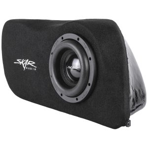 Single 8" 1,200W Max Power Loaded Subwoofer Enclosure Compatible with 2017-2021 Honda Civic Hatchback Sport Vehicles