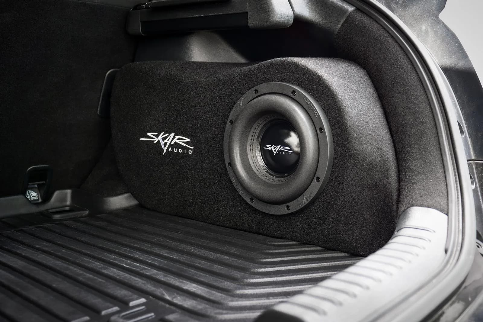 Single 8" 1,200W Max Power Loaded Subwoofer Enclosure Compatible with 2017-2021 Honda Civic Hatchback Sport Vehicles - Image 11