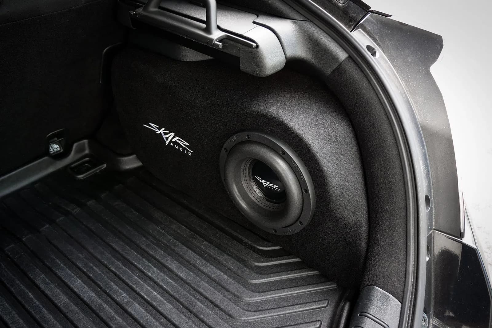 Single 8" 1,200W Max Power Loaded Subwoofer Enclosure Compatible with 2017-2021 Honda Civic Hatchback Sport Vehicles - Image 8