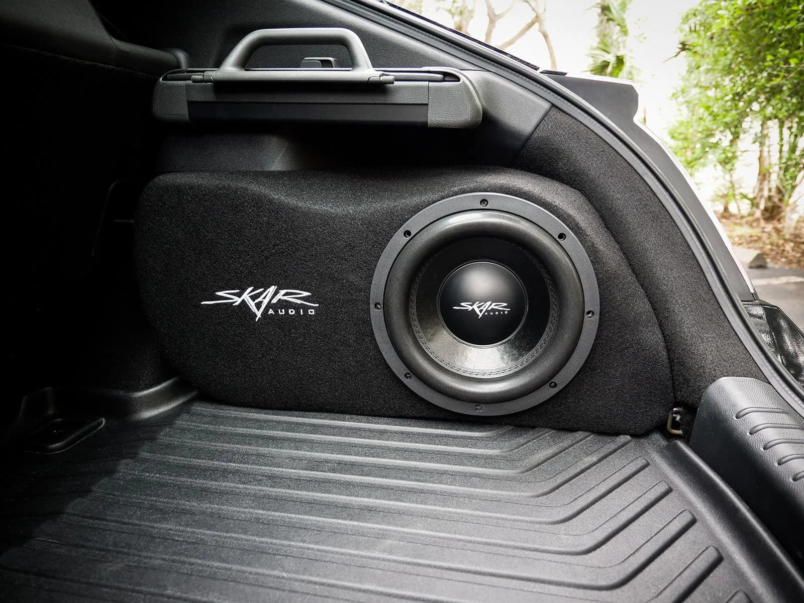 Single 10" 800W Max Power Loaded Subwoofer Enclosure Compatible with 2017-2021 Honda Civic Hatchback Sport Vehicles - Image 10