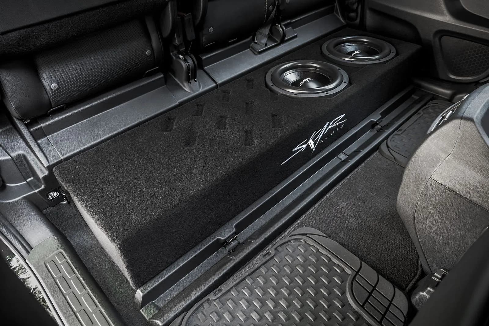 Dual 10" 1,600W Max Power Loaded Subwoofer Enclosure Compatible with 2017-2025 Honda Ridgeline Crew Cab Trucks - Image 10