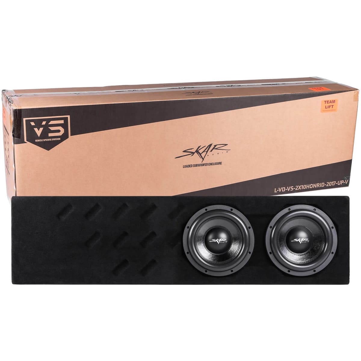 Dual 10" 1,600W Max Power Loaded Subwoofer Enclosure Compatible with 2017-2025 Honda Ridgeline Crew Cab Trucks - Image 8
