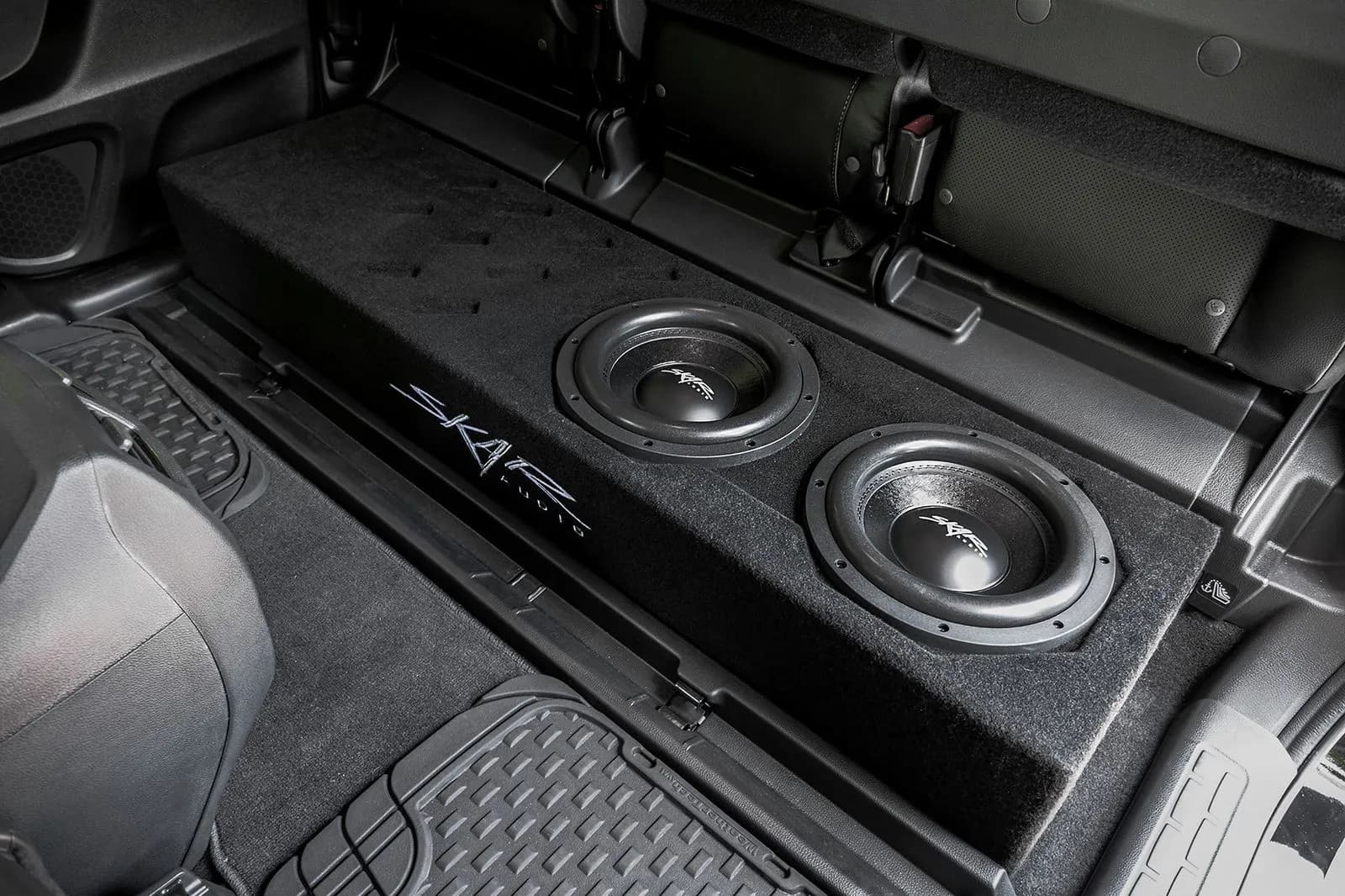 Dual 10" 1,600W Max Power Loaded Subwoofer Enclosure Compatible with 2017-2025 Honda Ridgeline Crew Cab Trucks - Image 9