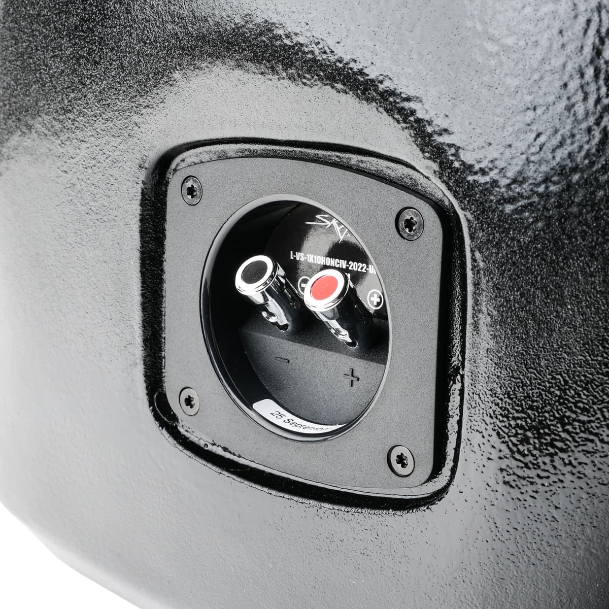 Single 10" 1,000W Max Power Loaded Subwoofer Enclosure Compatible with 2022-UP Honda Civic Sedan Vehicles - Image 6