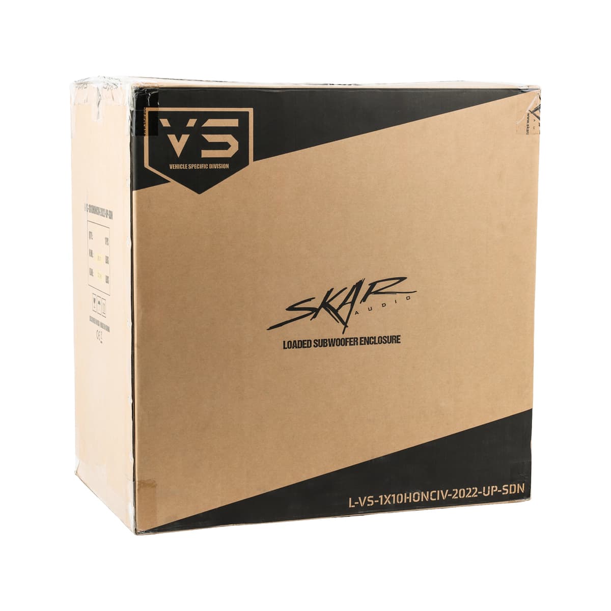 Single 10" 1,000W Max Power Loaded Subwoofer Enclosure Compatible with 2022-UP Honda Civic Sedan Vehicles - Image 7