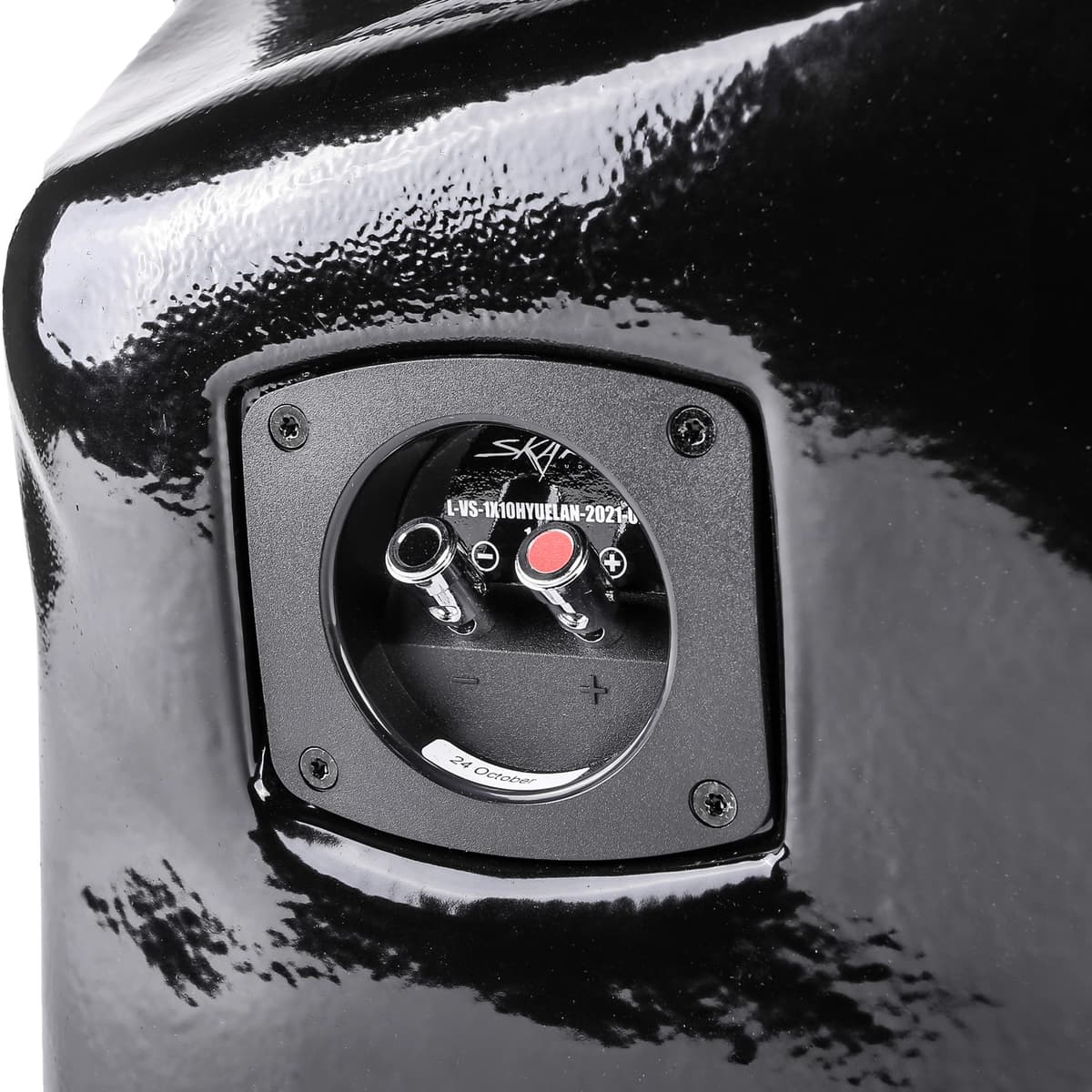 Single 10" 1,000W Max Power Loaded Subwoofer Enclosure Compatible with 2021-2025 Hyundai Elantra Vehicles - Image 6