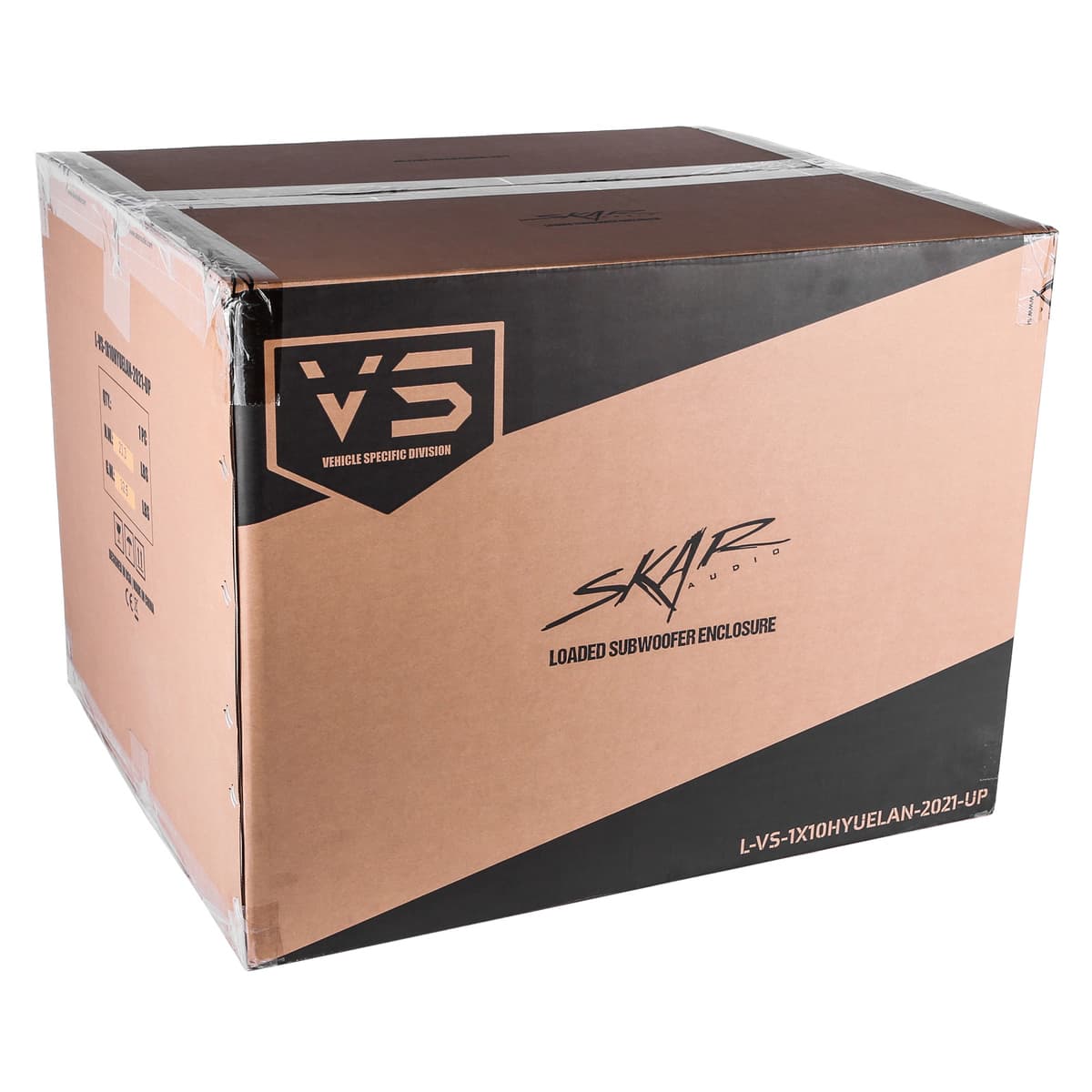 Single 10" 1,000W Max Power Loaded Subwoofer Enclosure Compatible with 2021-2025 Hyundai Elantra Vehicles - Image 8