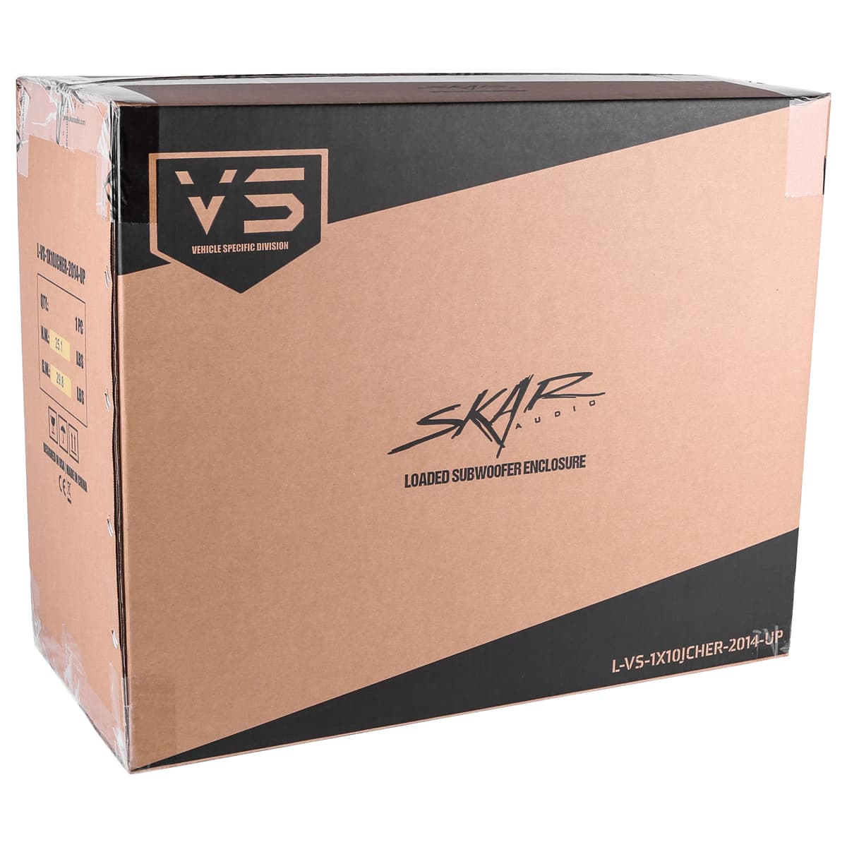 Single 10" 1,000W Max Power Loaded Subwoofer Enclosure Compatible with 2014-2023 Jeep Cherokee Vehicles - Image 6