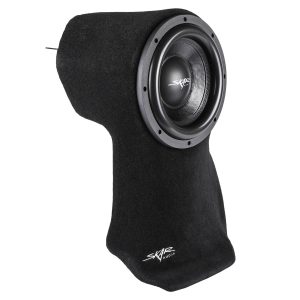 Single 10" 800W Max Power Loaded Subwoofer Enclosure Compatible with 2018-2025 Jeep Wrangler JL 4-Door Vehicles (Driver Side)
