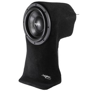 Single 10" 800W Max Power Loaded Subwoofer Enclosure Compatible with 2018-2025 Jeep Wrangler JL 4-Door Vehicles (Passenger Side)