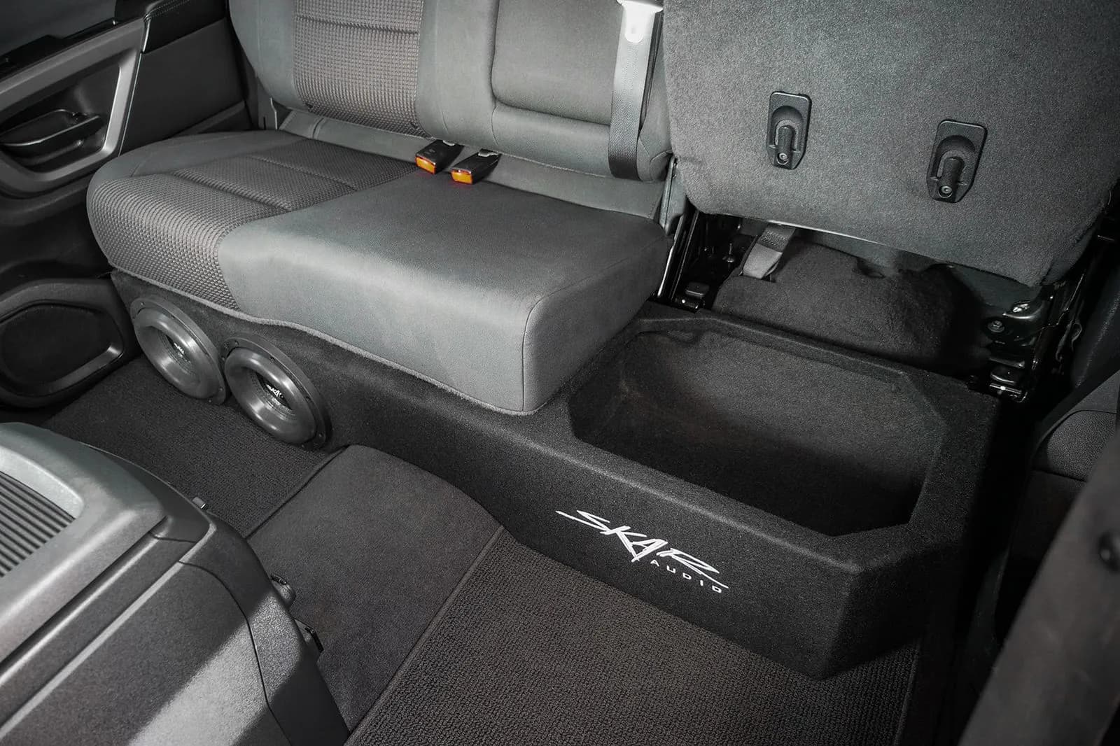 Dual 8" 2,400W Max Power Loaded Subwoofer Enclosure Compatible with 2005-2014 Nissan Titan Crew Cab Trucks - Image 11