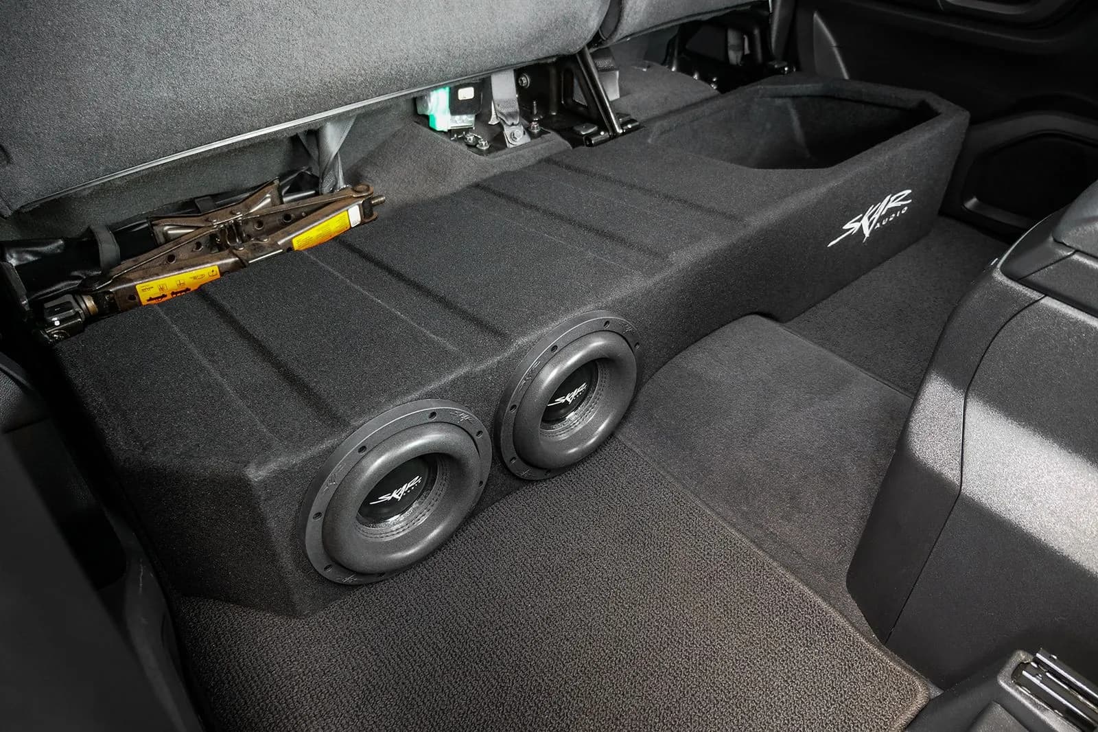 Dual 8" 2,400W Max Power Loaded Subwoofer Enclosure Compatible with 2005-2014 Nissan Titan Crew Cab Trucks - Image 12