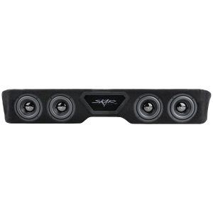 Quad 6.5" 1,600W Max Power Loaded Subwoofer Enclosure Compatible with 2005-2021 Nissan Frontier Crew Cab Trucks