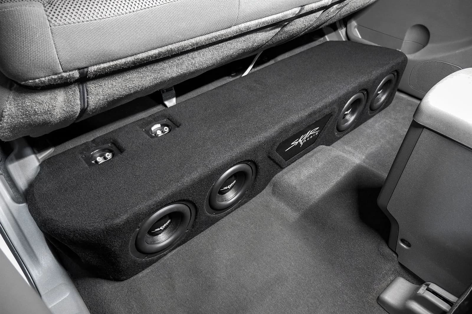 Quad 6.5" 1,600W Max Power Loaded Subwoofer Enclosure Compatible with 2005-2021 Nissan Frontier Crew Cab Trucks - Image 10