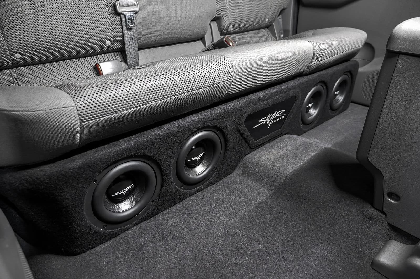 Quad 6.5" 1,600W Max Power Loaded Subwoofer Enclosure Compatible with 2005-2021 Nissan Frontier Crew Cab Trucks - Image 11