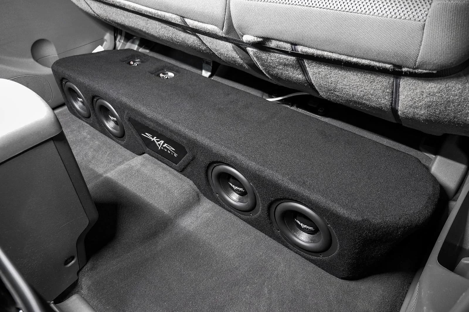 Quad 6.5" 1,600W Max Power Loaded Subwoofer Enclosure Compatible with 2005-2021 Nissan Frontier Crew Cab Trucks - Image 12
