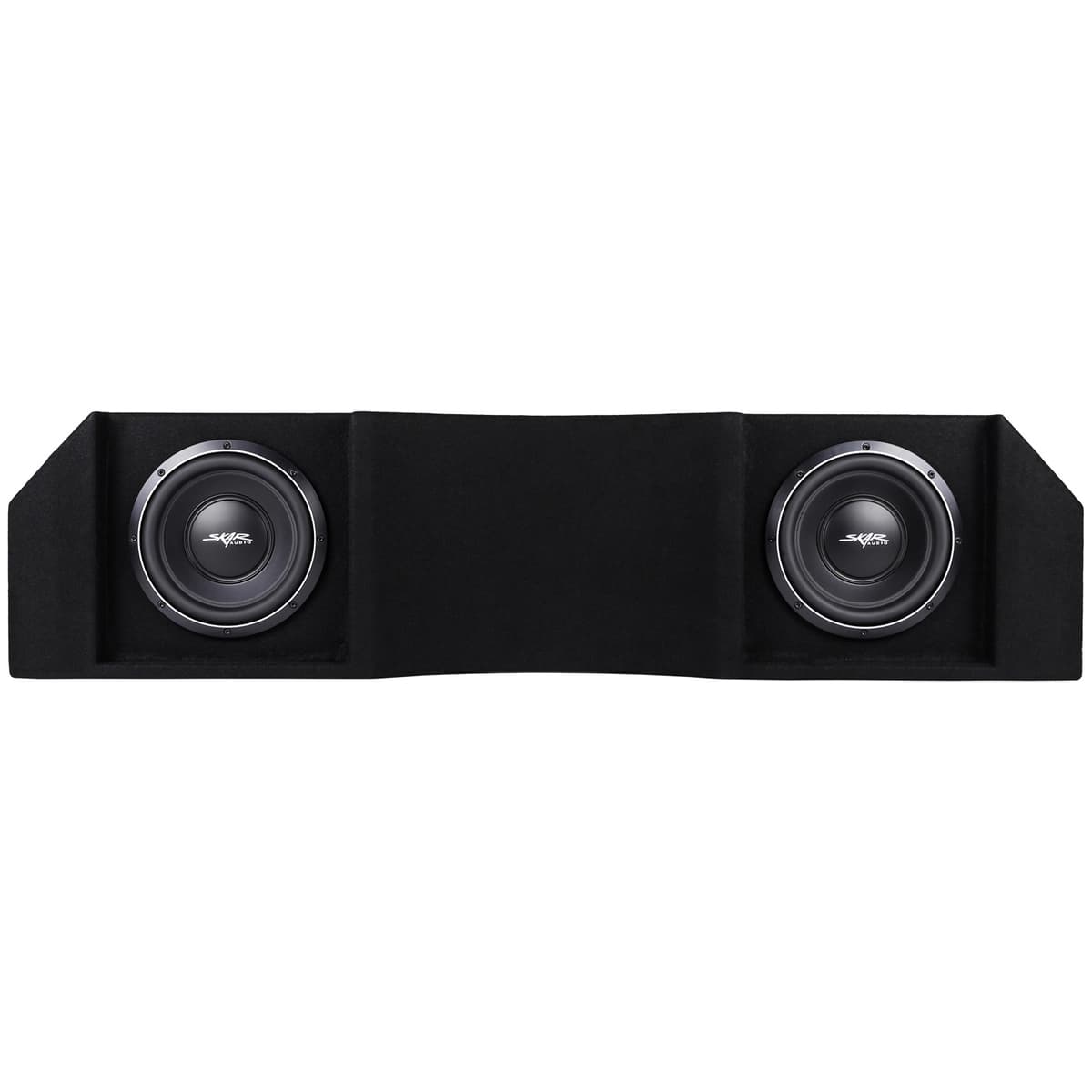 Dual 10" 2,000W Max Power Loaded Ported Subwoofer Enclosure Compatible with 2016-2025 Nissan Titan Crew Cab Trucks