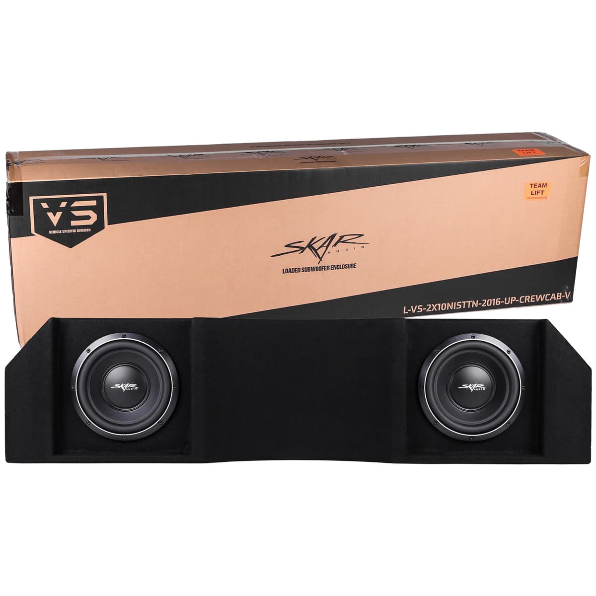 Dual 10" 2,000W Max Power Loaded Ported Subwoofer Enclosure Compatible with 2016-2025 Nissan Titan Crew Cab Trucks - Image 7