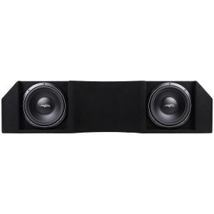 Dual 12" 2,000W Max Power Loaded Ported Subwoofer Enclosure Compatible with 2016-2025 Nissan Titan Crew Cab Trucks