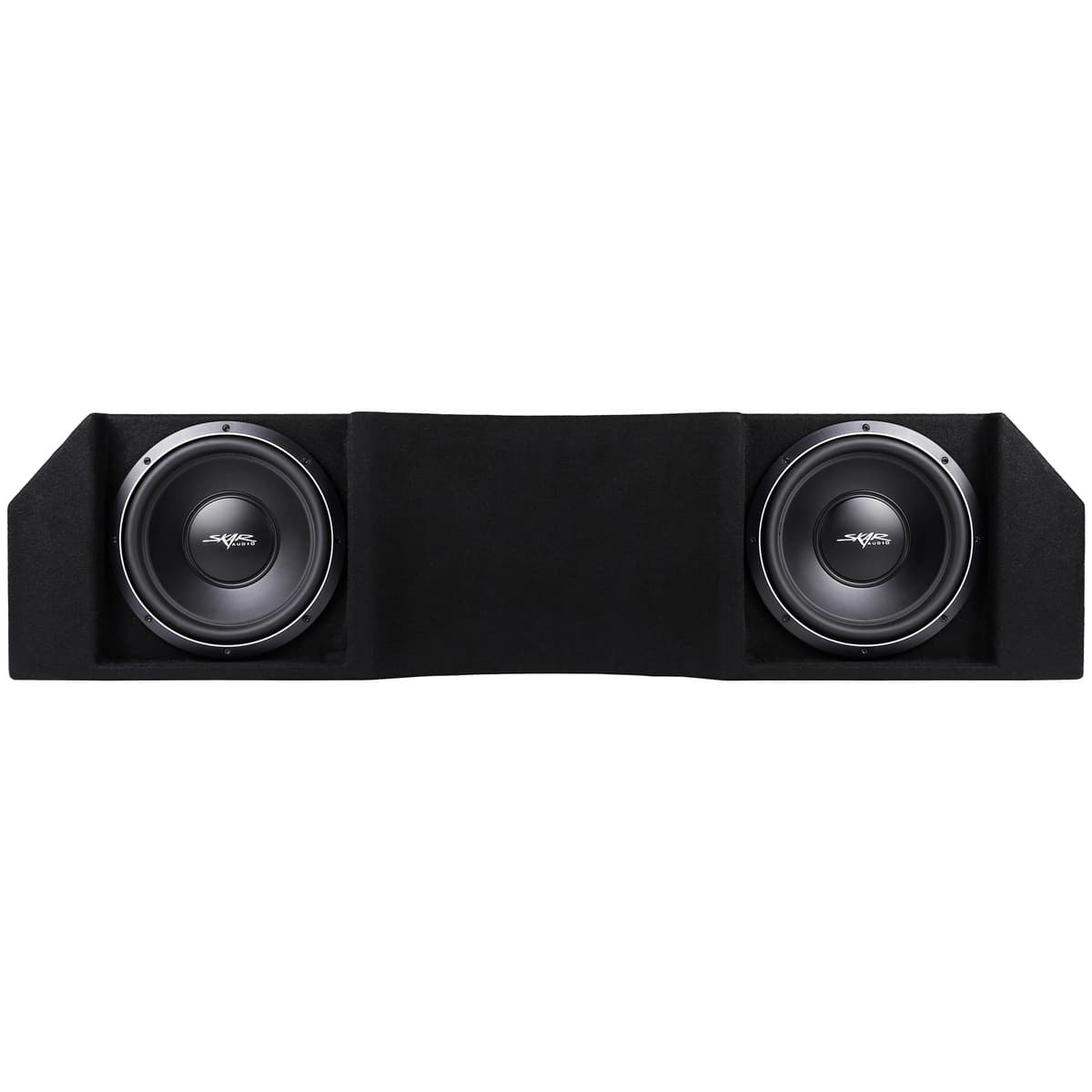 Dual 12" 2,000W Max Power Loaded Ported Subwoofer Enclosure Compatible with 2016-2025 Nissan Titan Crew Cab Trucks