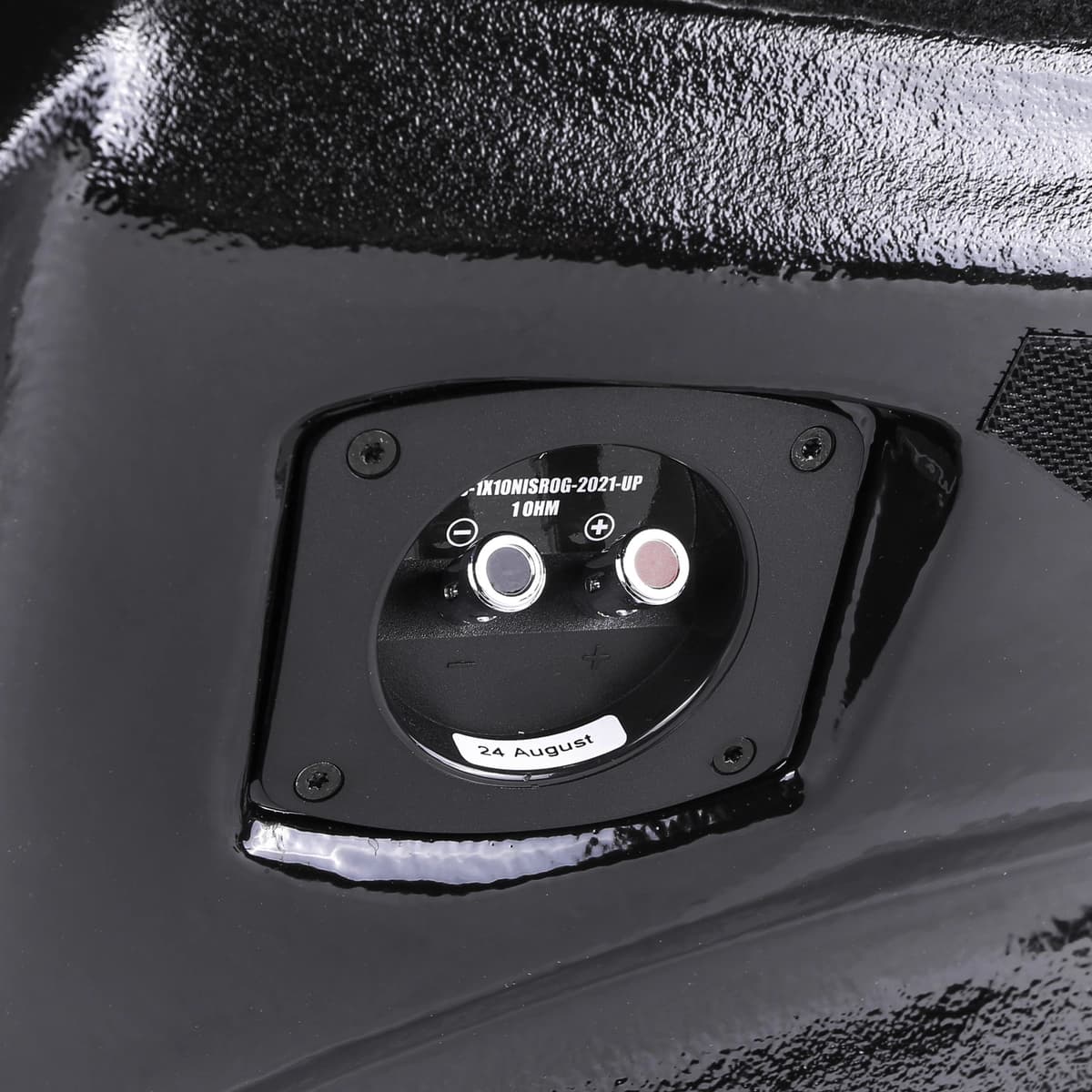 Single 10" 1,000W Max Power Loaded Subwoofer Enclosure Compatible with 2021-2025 Nissan Rogue Vehicles - Image 6