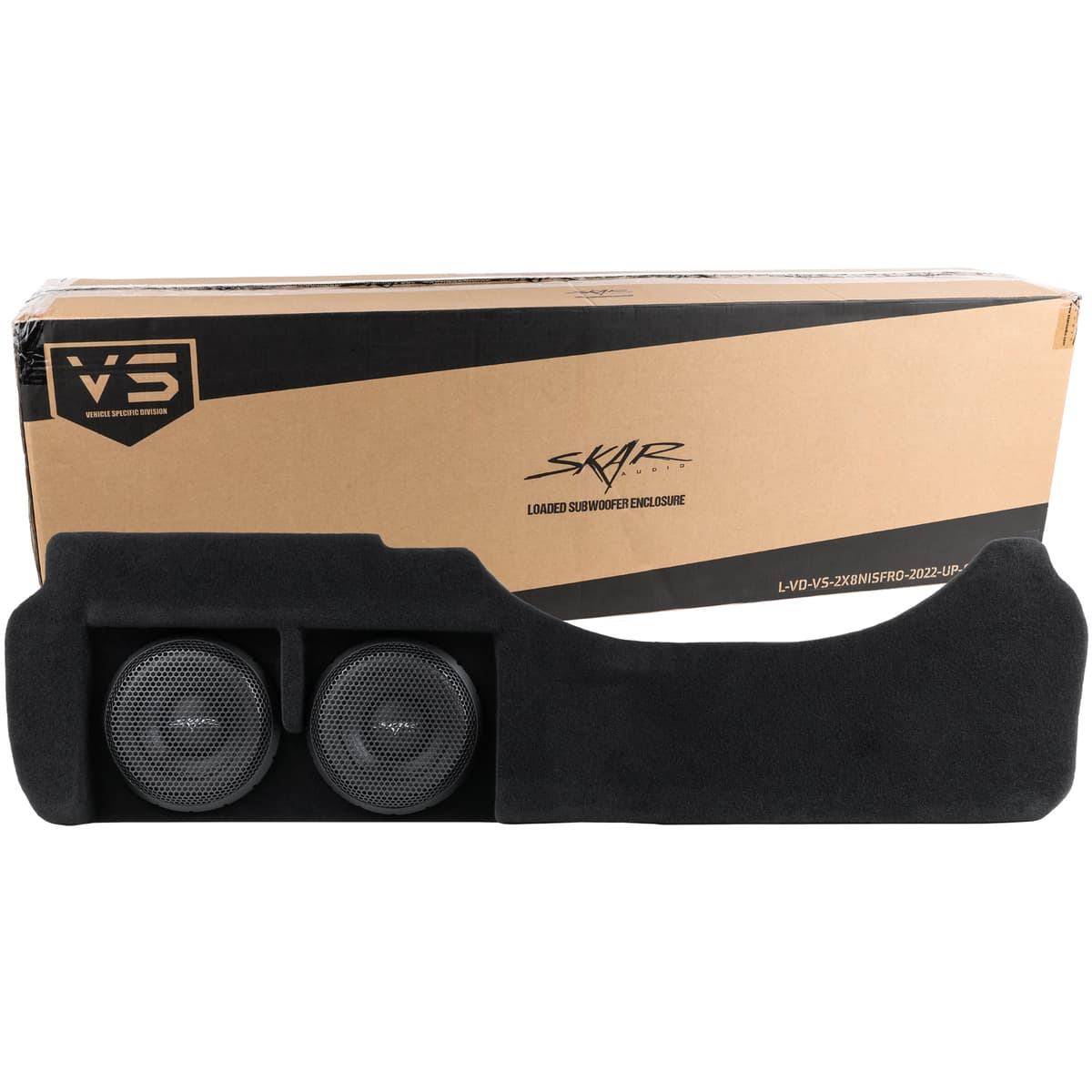 Dual 8" 1,200W Max Power Loaded Subwoofer Enclosure Compatible with 2022-2025 Nissan Frontier Crew Cab Trucks - Image 8