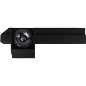 Single 10" 800W Max Power Loaded Subwoofer Enclosure Compatible with 2019-2024 Ram 1500 (5th Gen) Crew Cab Trucks