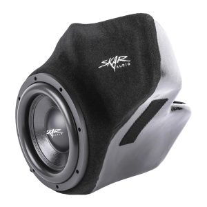Single 10" 800W Max Power Loaded Subwoofer Enclosure Compatible with 2017-2023 Tesla Model 3 Vehicles