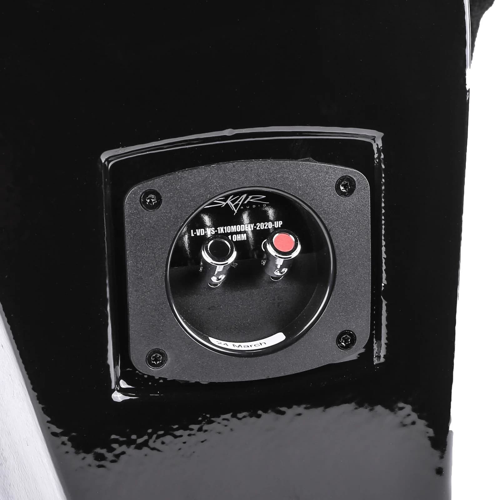 Single 10" 800W Max Power Loaded Subwoofer Enclosure Compatible with 2020-2024 Tesla Model Y Vehicles - Image 5