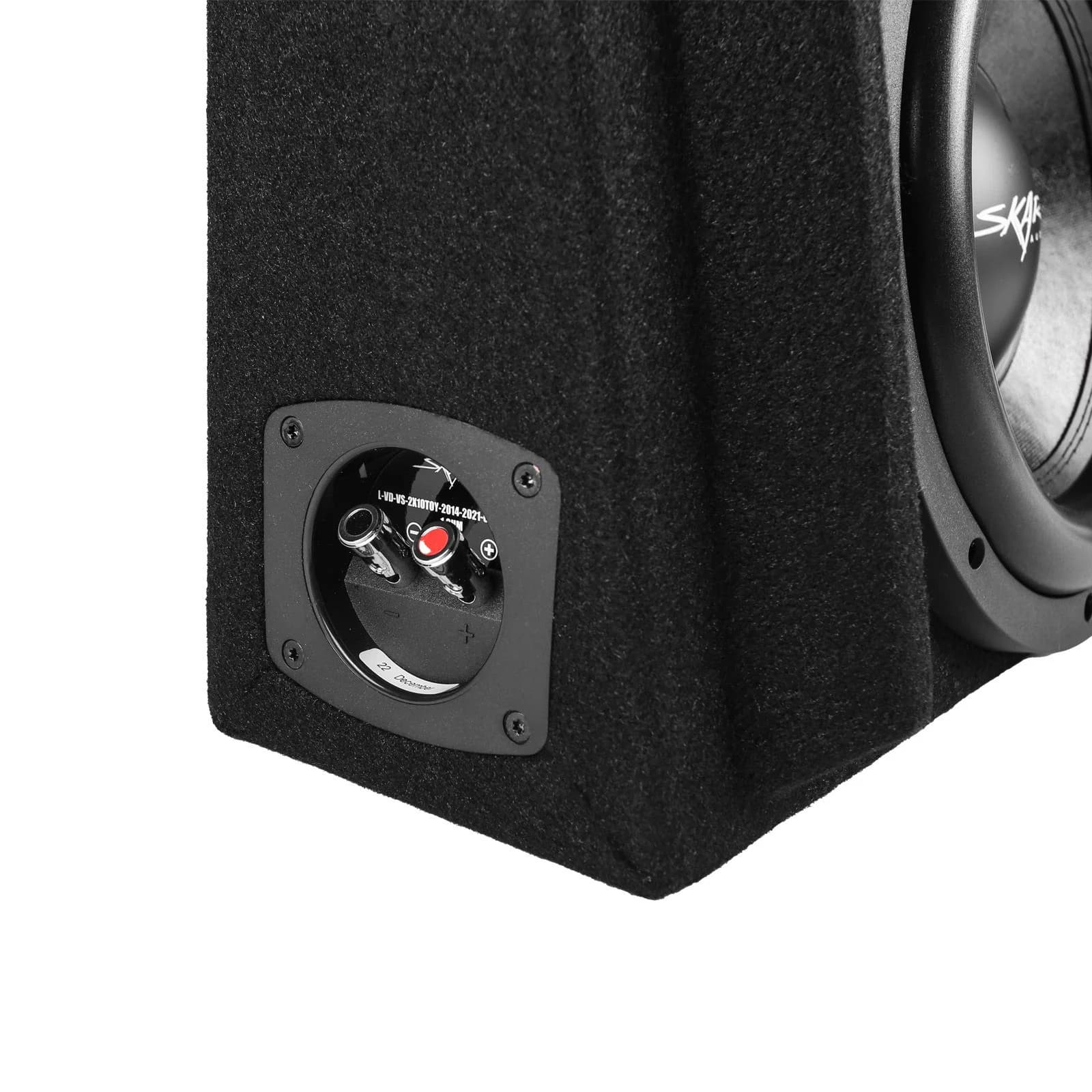 Dual 10" 1,600W Max Power Loaded Ported Subwoofer Enclosure Compatible with 2014-2021 Toyota Tundra Crew Max Cab Trucks - Image 5