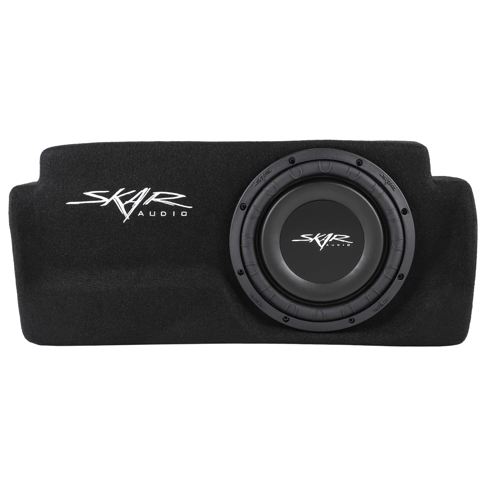 Single 10" 1,000W Max Power Loaded Subwoofer Enclosure Compatible with 2016-2023 Toyota Tacoma Double Cab Max Trucks