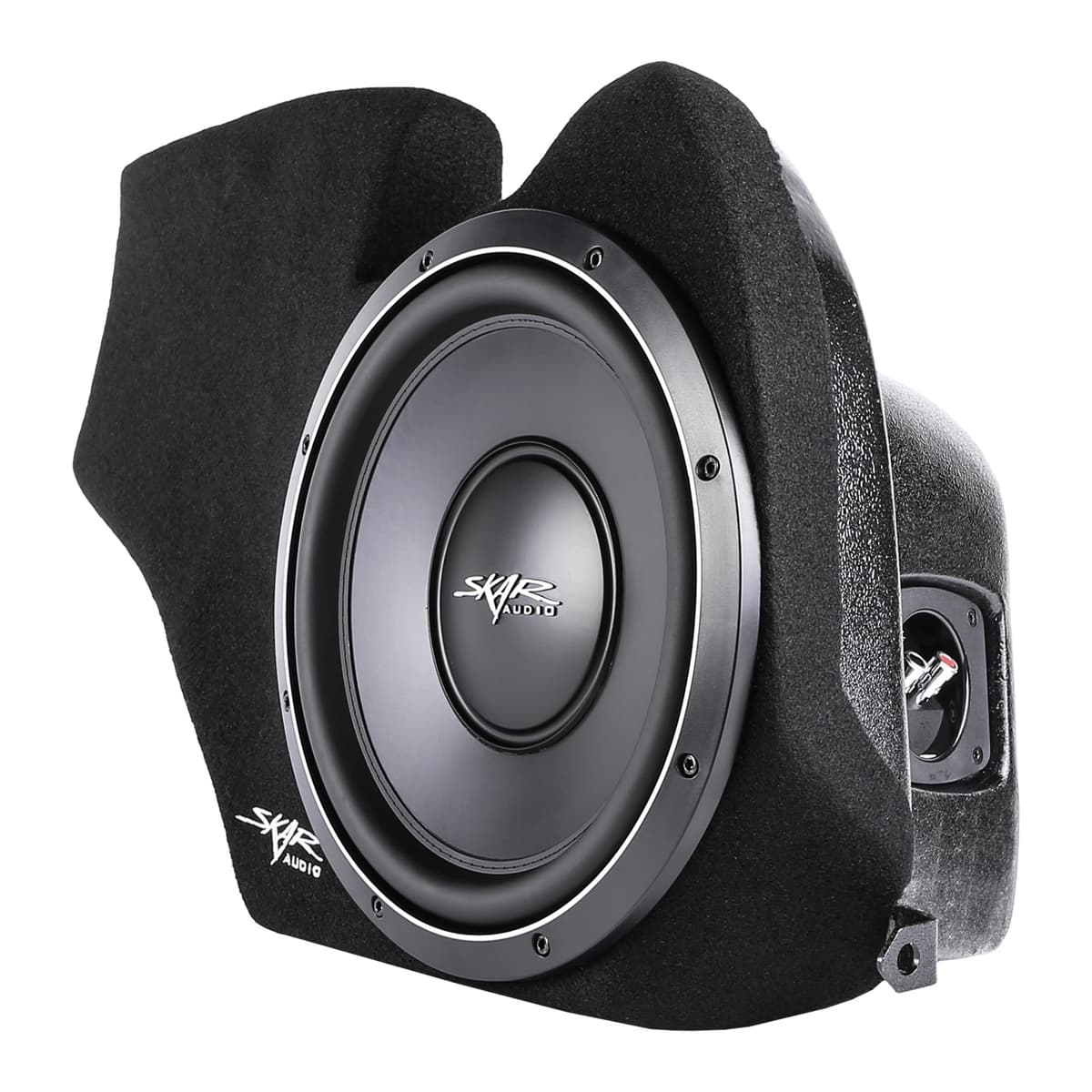 Single 12" 1,000W Max Power Loaded Subwoofer Enclosure Compatible with 2019-2025 Toyota RAV4 Vehicles