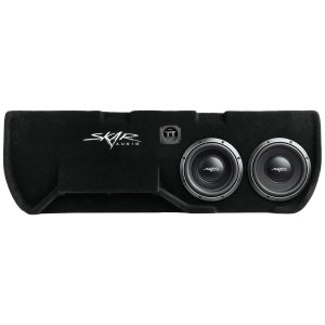 Dual 10" 2,000W Max Power Loaded Ported Subwoofer Enclosure Compatible with 2022-2025 Toyota Tundra CrewMax Cab Trucks