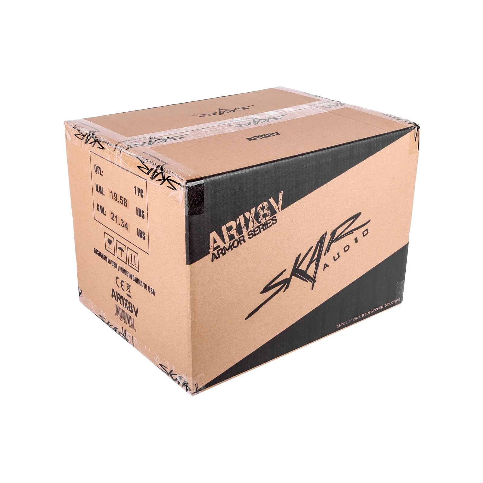 AR1X8V | Single 8" Armor Coated Ported Subwoofer Enclosure - Image 8