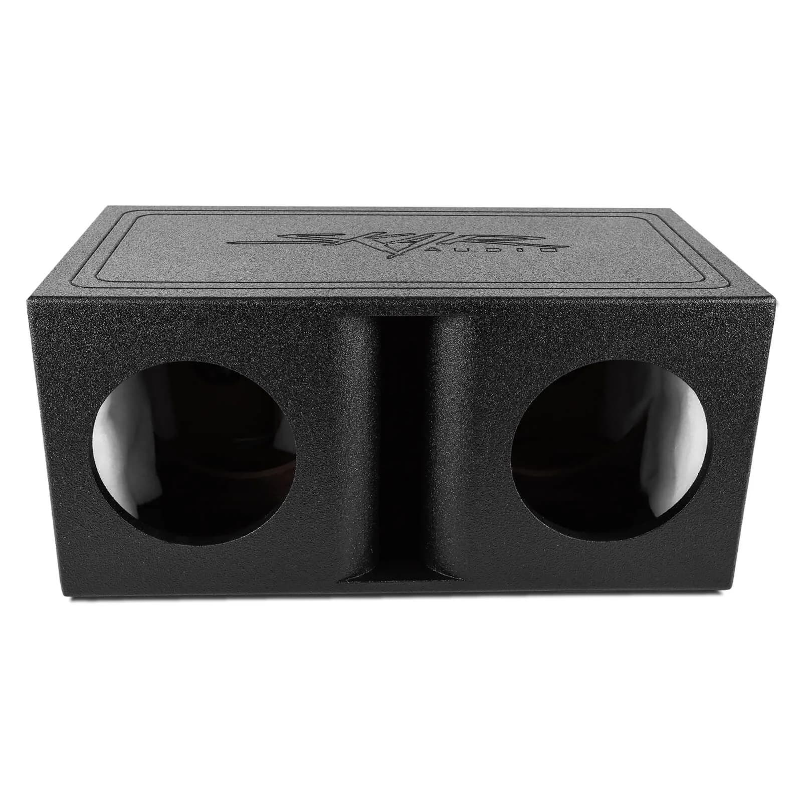 Dual 8" Armor Coated Ported Subwoofer Enclosure