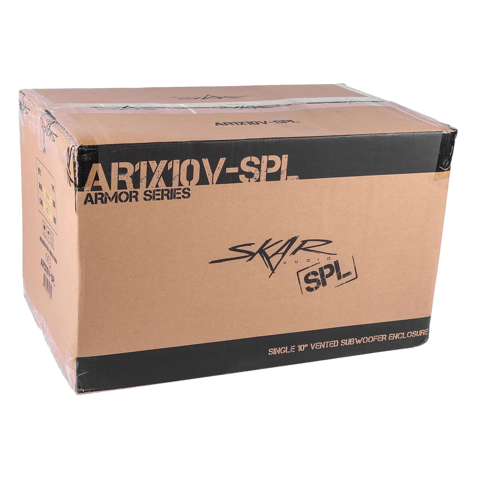 Single 10" 'SPL Series' Armor Coated Ported Subwoofer Enclosure - Image 8