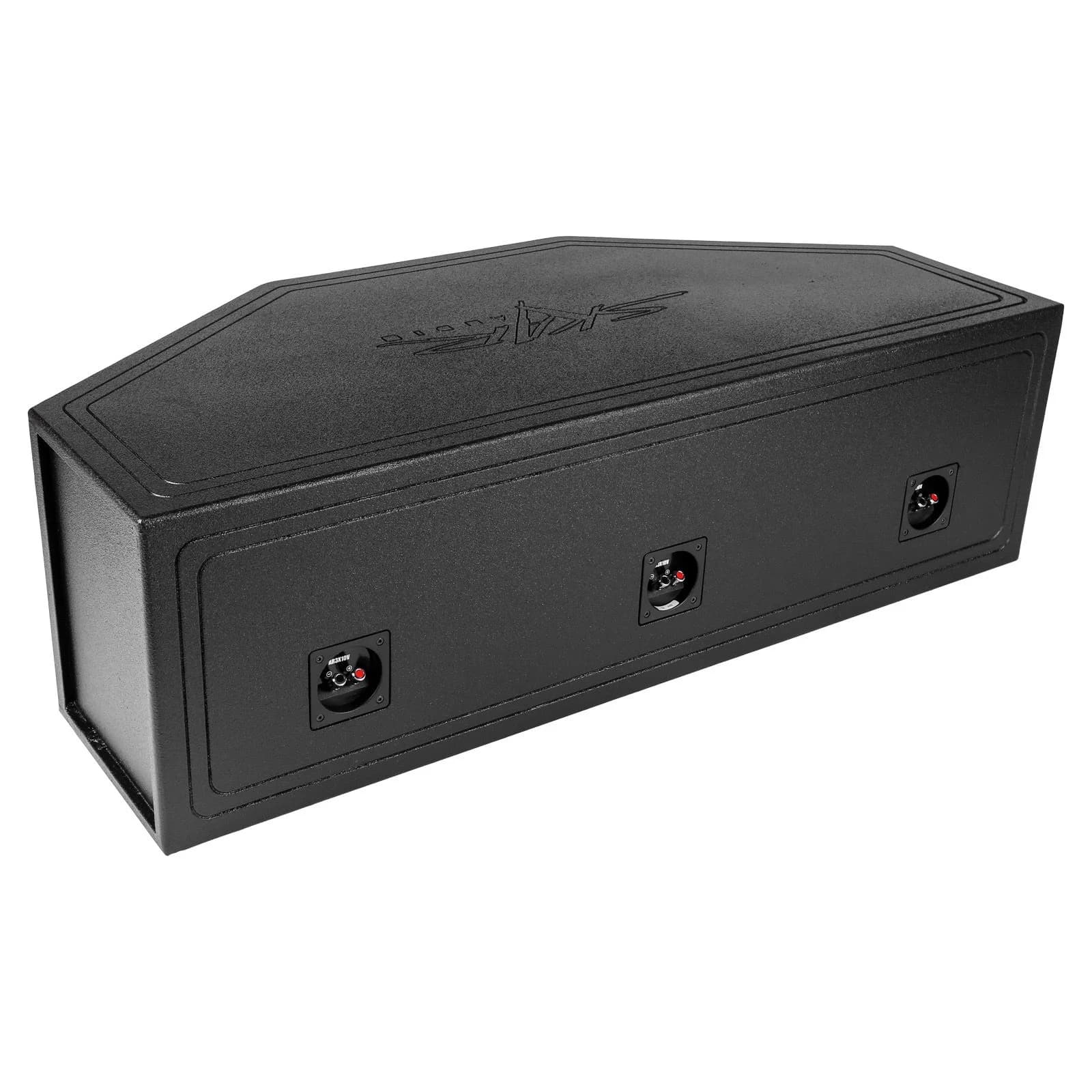 Triple 10" Armor Coated Ported Subwoofer Enclosure - Image 3