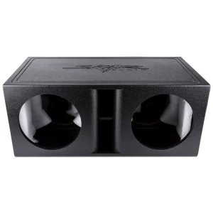 Dual 12" Armor Coated Ported Subwoofer Enclosure