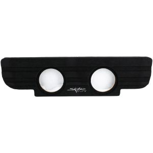 2001-2006 Chevy Silverado & GMC Sierra 1500 Non-HD Crew Cab Compatible Dual 10' Subwoofer Enclosure