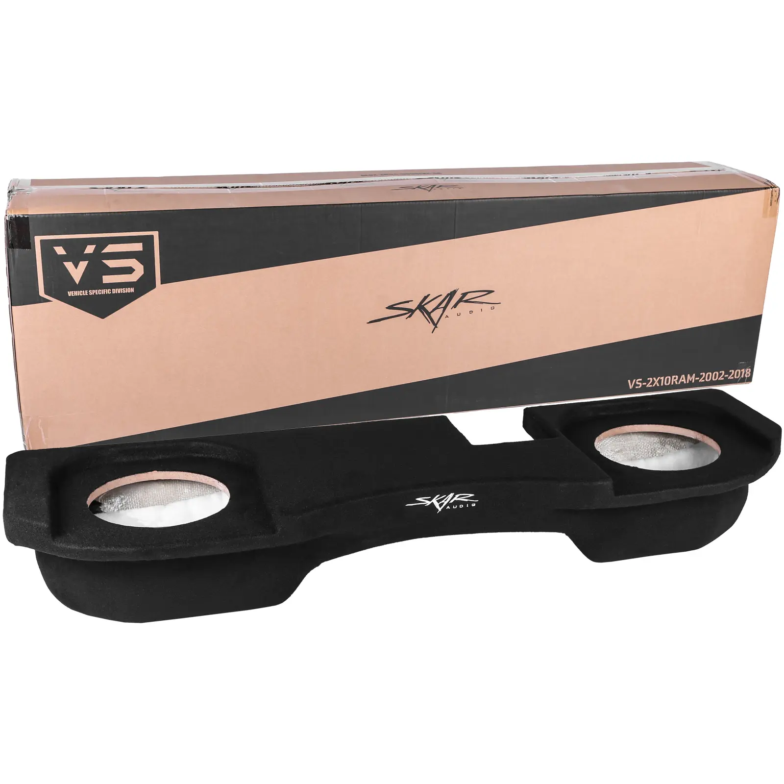 2002-2018 Dodge Ram Quad/Crew Cab Compatible Dual 10" Subwoofer Enclosure - Image 6