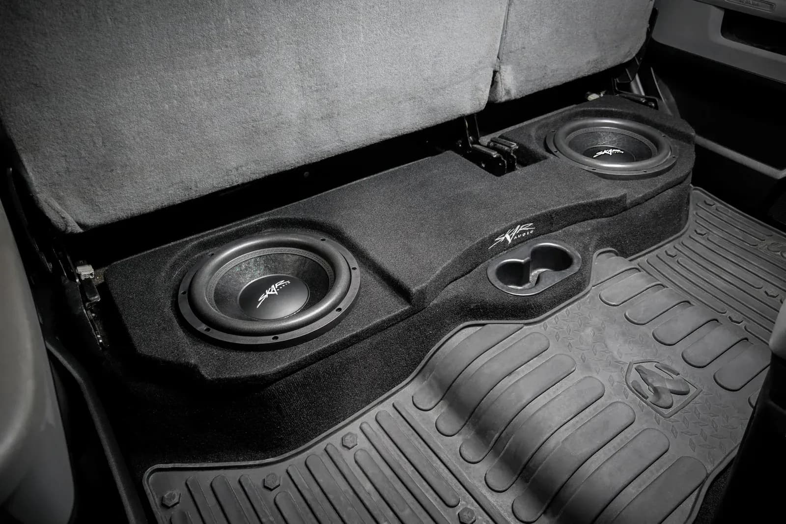 2002-2018 Dodge Ram Quad/Crew Cab Compatible Dual 10" Subwoofer Enclosure - Image 7