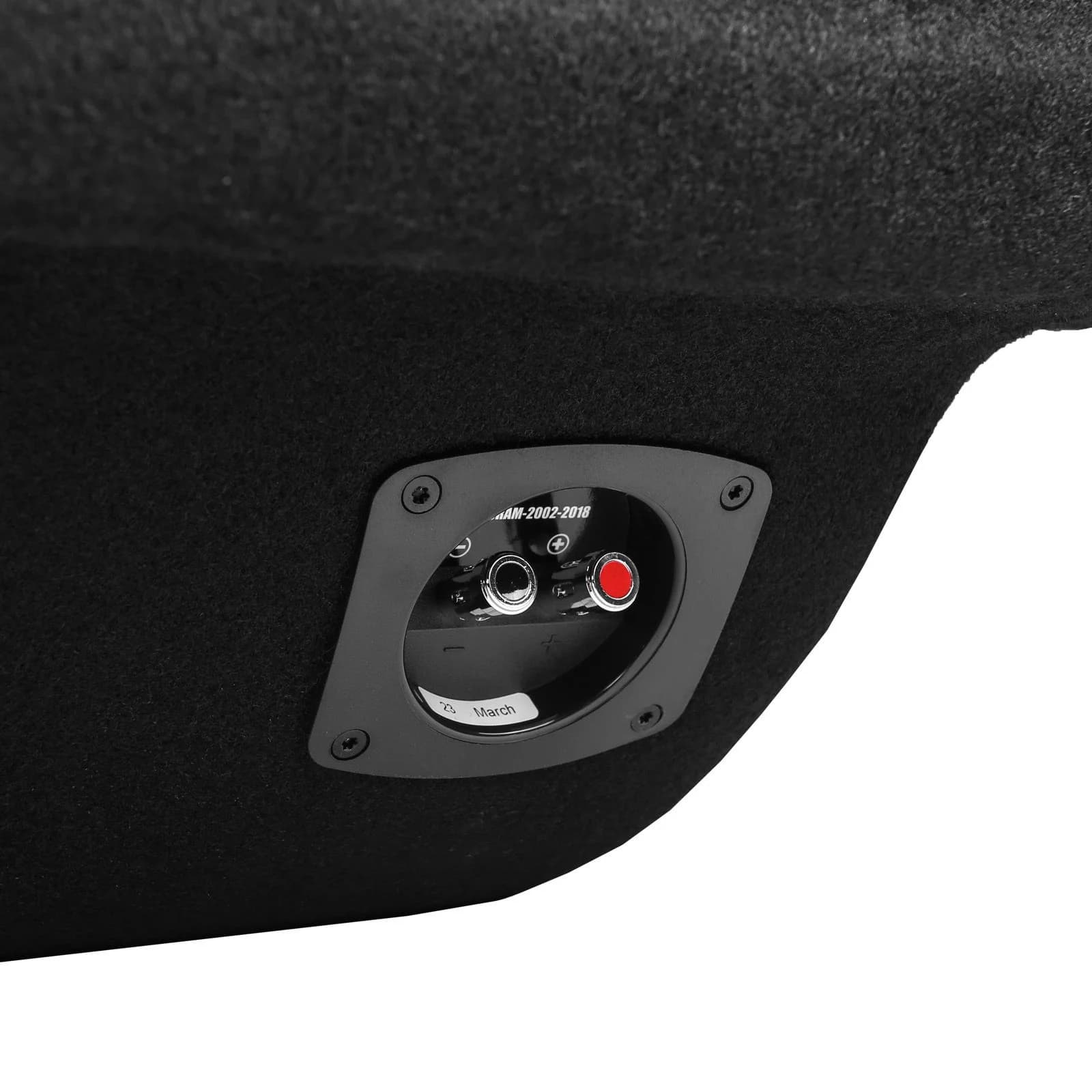 2002-2018 Dodge Ram Quad/Crew Cab Compatible Dual 12" Subwoofer Enclosure - Image 5
