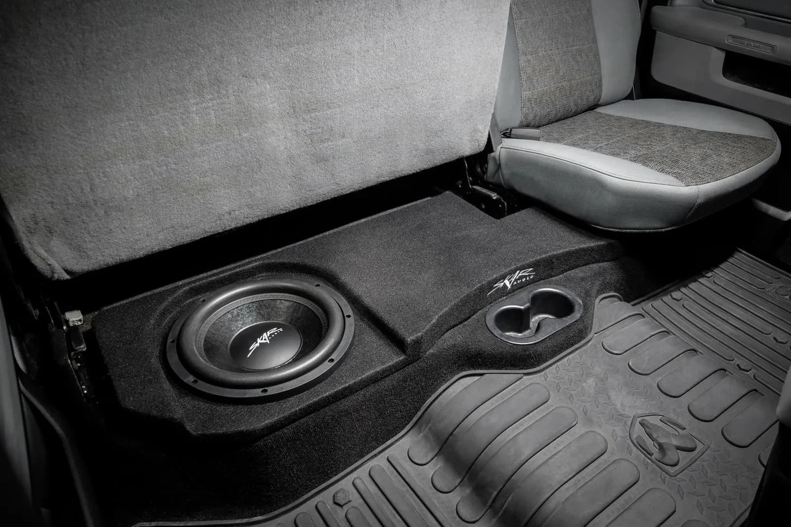 2002-2018 Dodge Ram Quad/Crew Cab Compatible Dual 12" Subwoofer Enclosure - Image 8